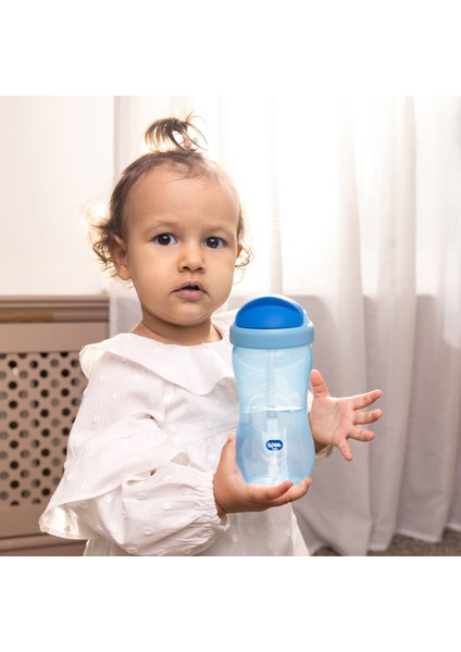 Pipetli Bardak 350 ml - MAVİ
