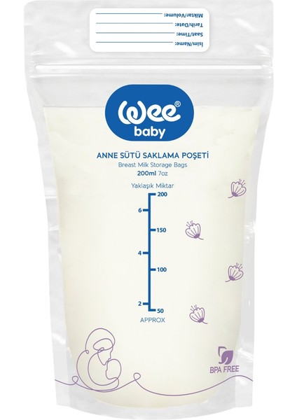 20'li Anne Sütü Saklama Poşeti