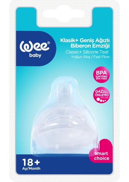 Silikon Biberon Emziği Yoğun Akış No:3