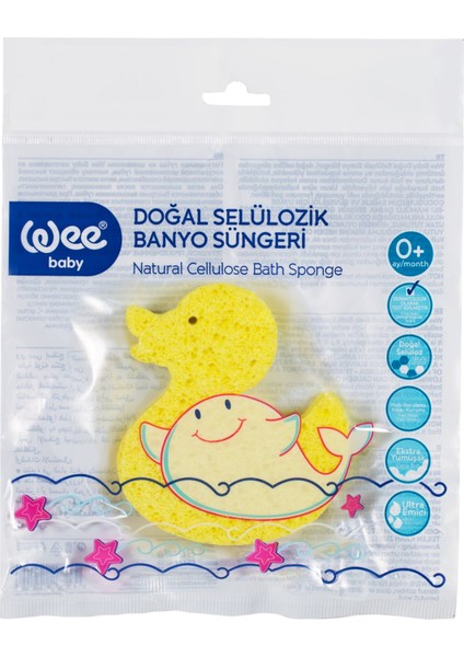 Doğal Selülozik Banyo Süngeri - SARI fiyatları