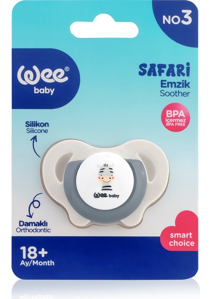 Safari Emzik No:3 Gri 18+ Ay modelleri