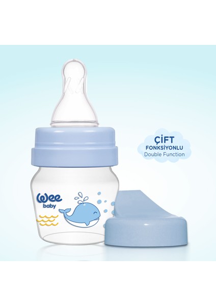Mini PP Alıştırma Bardağı Seti 30 ml - MAVİ