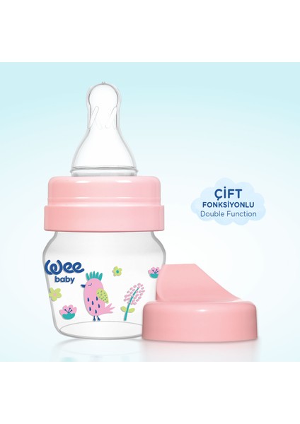 Mini PP Alıştırma Bardağı Seti 30 ml - PEMBE