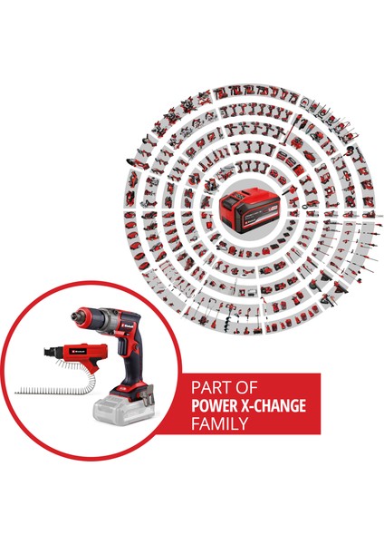 TP-DY 18 Li BL +Magazine, Akülü Alçıpan Vidalama (Akü ve şarj cihazı dahil değildir) - 4261012 modelleri