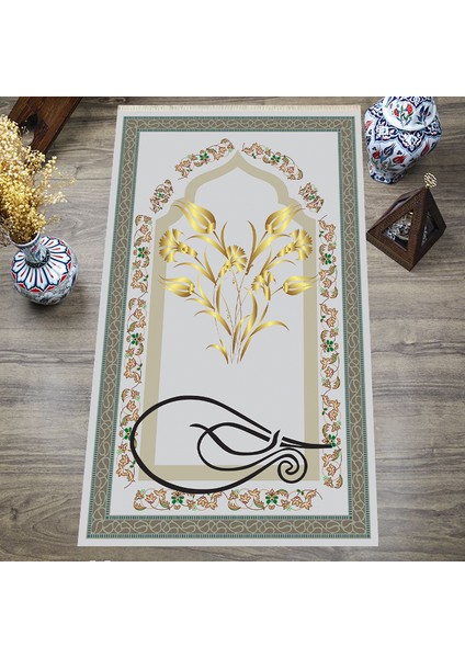 Dijital Baskılı, Yıkanabilir, Yumuşak Dokulu Çocuk ve Yetişkin Seccade S-DOT-SN-072