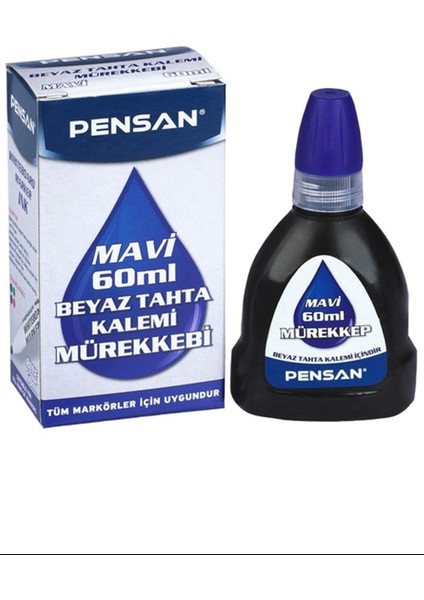 Pensan 4004 Mavi Tahta Kalem Mürekkebi 60ML