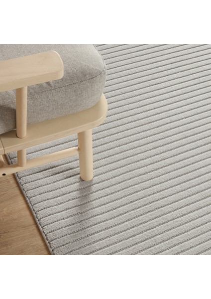Iskandinav Nora Gray Salon Mutfak Halısı Yolluk