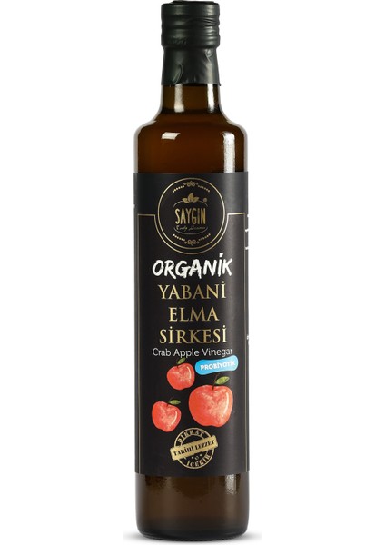 Organik Yabani Elma Sirkesi 500 ml