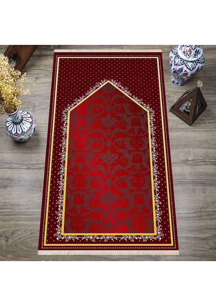 Dijital Baskılı, Yıkanabilir, Yumuşak Dokulu Çocuk ve Yetişkin Seccade S-DOT-SN-049