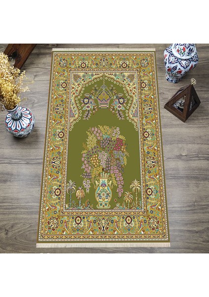 Dijital Baskılı, Yıkanabilir, Yumuşak Dokulu Çocuk ve Yetişkin Seccade S-DOT-N114-3