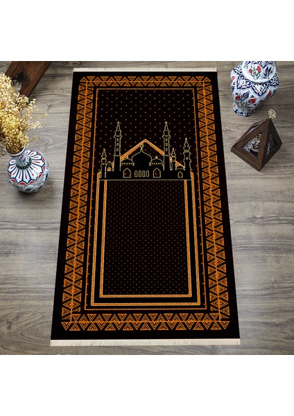 Dijital Baskılı, Yıkanabilir, Yumuşak Dokulu Çocuk ve Yetişkin Seccade S-DOT-SN-055
