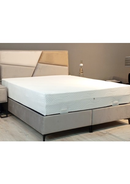 Yatak Pedi ve Şiltesi Örme Kumaşla Üretilmiş 22 cm Yükseklikte Çift Kişilik fiyatları