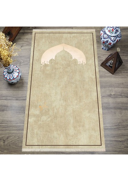 Dijital Baskılı, Yıkanabilir, Yumuşak Dokulu Çocuk ve Yetişkin Seccade S-DOT-SN-023