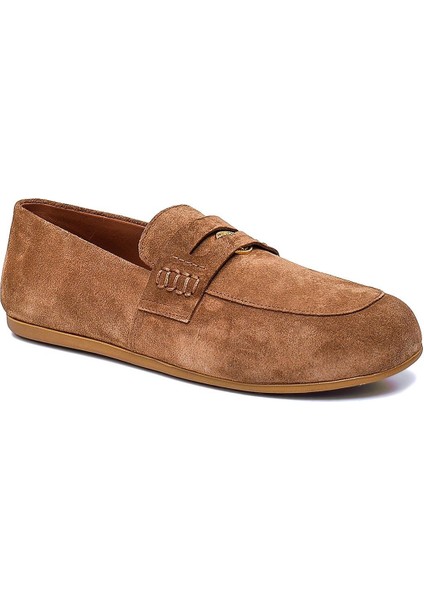 Foal Koyu Hardal Süet Kadın Loafer fiyatları
