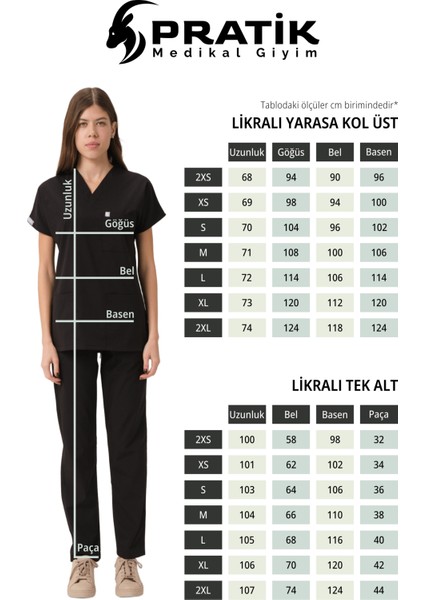 Füme Özel Veteriner Forması Tüy Tutmaz Sıvı Itici Baskılı Scrubs Takım