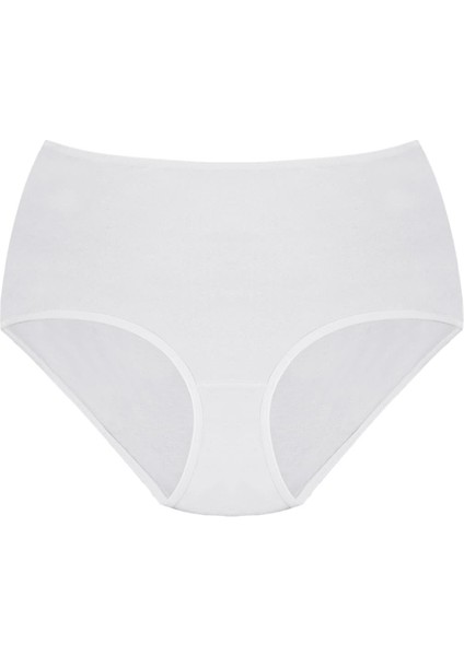 Kadın Pamuklu Likralı Yüksel Bel Külot Renkli 6'lı Paket modelleri