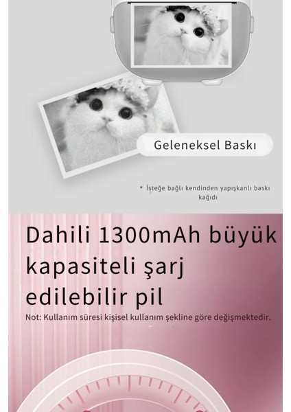 Çocuk Fotoğraf Makinesi Dijital Hd Video Kamera Anlık Termal Resim Kağıt Baskılı Yazıcı modelleri