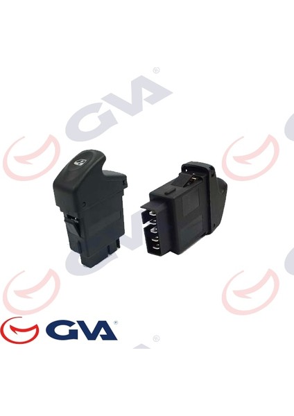Cam Açma Anahtarı Sol Renault Kangoo 97 Tekli 5 Pin 7700307605-8200090316