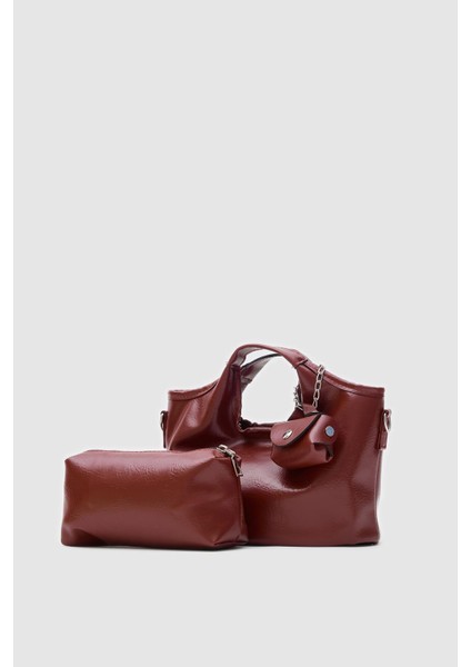 Meruno El ve Çapraz Çanta Bordo modelleri