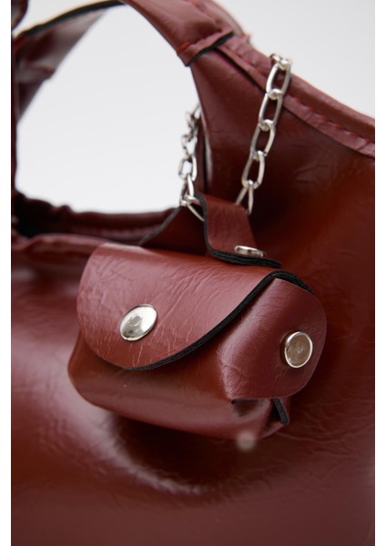 Meruno El ve Çapraz Çanta Bordo indirimleri