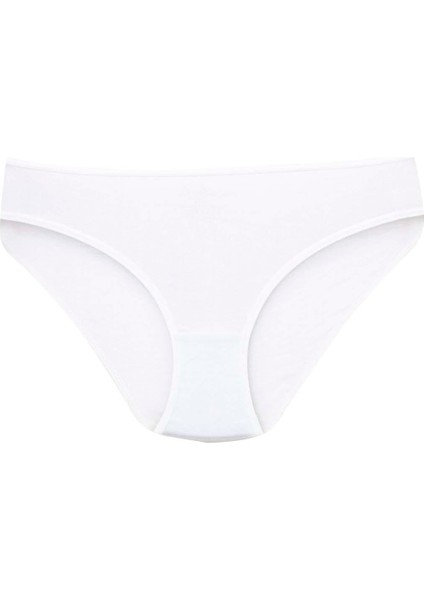 Kadın Pamuklu Slip Külot 3'lü Paket Renkli Düz Nefes Alabilir Kumaş modelleri