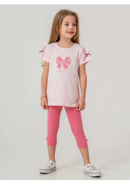 Fiyonk Baskılı Kız Çocuk Takım 50357