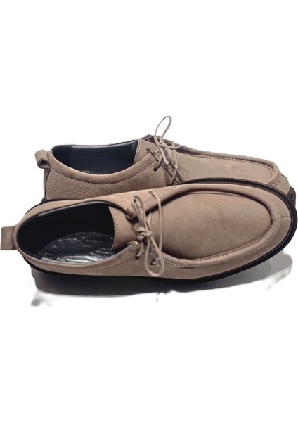 Içi Deri Dışı Nubuk Deri Erkek Casual Ayakkabı