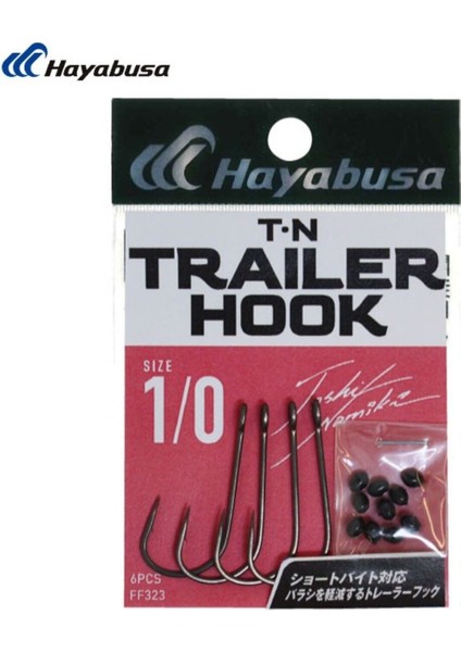 F.f 323 Traıler Teflon Black 4lü No:3/0 Olta Iğnesi