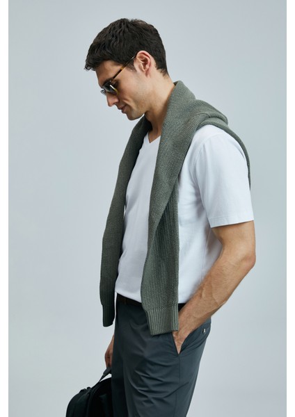 Erkek Tuna Modern Grafik T-Shirt 111020266 Beyaz fiyatları