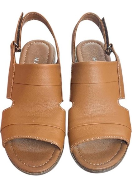 Taba Hakiki Deri Hafif ve Comfort Taban Yazlık Topuklu Ayakkabı fiyatları