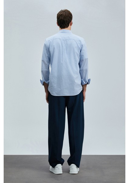 Erkek Regular Fit Charles Basic Gömlek 111010638 Mavi