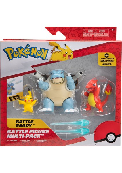 Orijinal Pokemon Battle Aksiyon Figür ve Figür 3'lü Set: En Sevdiğin Pokemonlar Şimdi Seninle! indirimleri