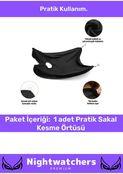 Deluxe Pratik Vakumlu Aynaya Yapıştırma Aparatlı Evde Saç Sakal Kesme Beyaz Tıraş Örtüsü - 2 Adet fırsatları