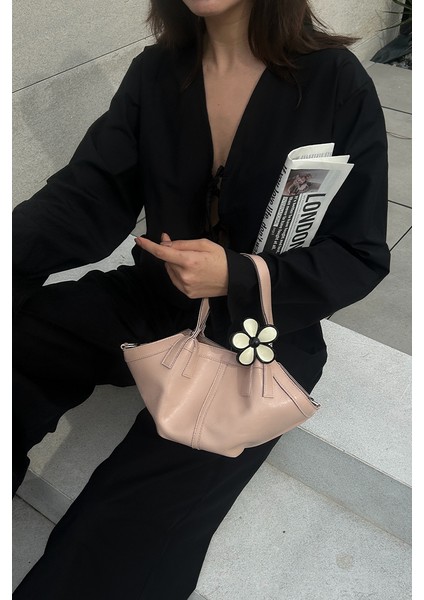 Bomin Pudra Pembe El ve Çapraz Çanta modelleri