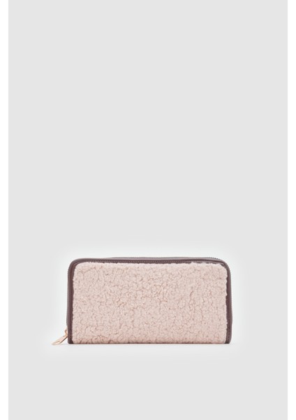 Teddy Kadın Portföy Cüzdan Dax Bej