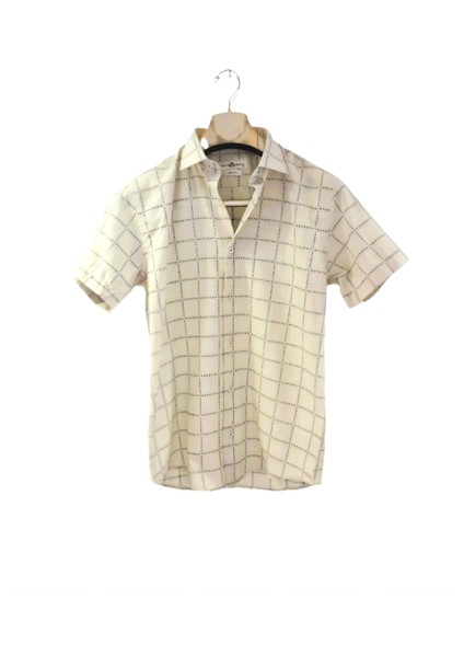 Bej Renkli Slim Fit Kısa Kollu Gömlek modelleri