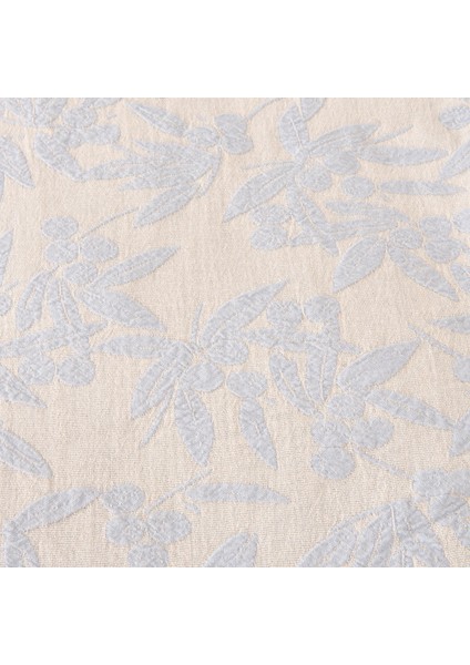 Soft Çiçek Desenli Çift Kişilik Yatak Örtüsü - Mavi - 225x250 cm