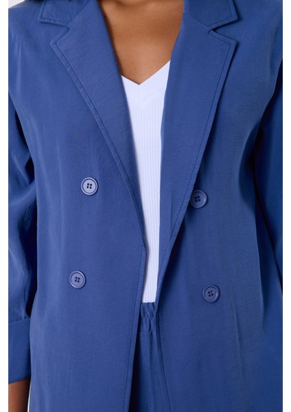 Indigo Regular Astarsız Mevsimlik Ceket