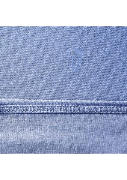 Soft King Size Lastikli Çarşaf - Mavi - 180x200 cm