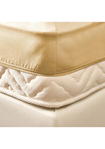 Soft King Size Lastikli Çarşaf - Açık Bej - 180x200 cm fiyatları