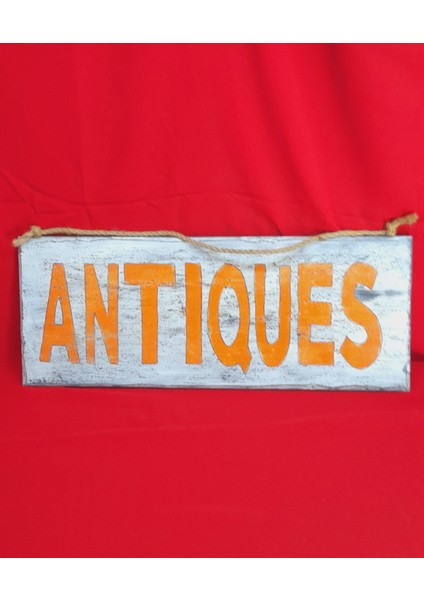 Ahşap El Yapımı Eskitme Antiques Tablo Duvar Süsü