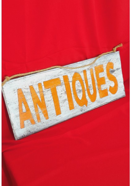 Ahşap El Yapımı Eskitme Antiques Tablo Duvar Süsü