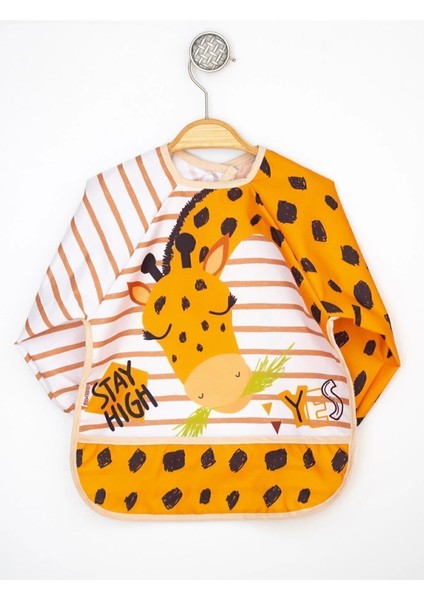 3 Lü Kombin(Zürafa-Aslan-Geyik) Set (Sıvı Geçirmez) Mama Önlüğü