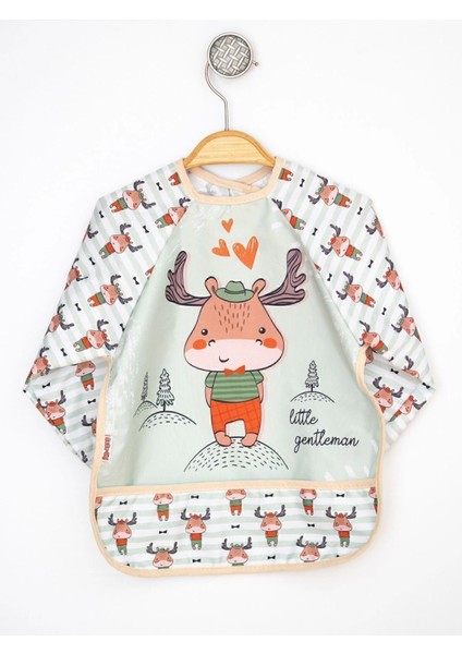 3 Lü Kombin(Zürafa-Aslan-Geyik) Set (Sıvı Geçirmez) Mama Önlüğü