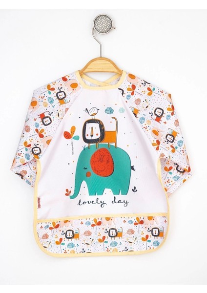 3 Lü Kombin(Zürafa-Aslan-Geyik) Set (Sıvı Geçirmez) Mama Önlüğü