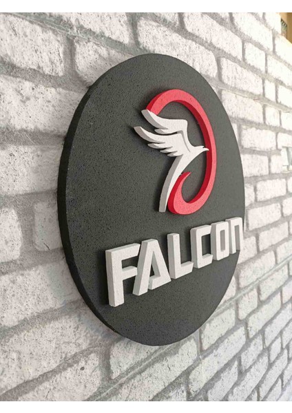 Falcon Logo | 50X50 Falcon Logosu | Falcon Marka Logosu | 3D Falcon Logo | Strafor Logo fiyatları