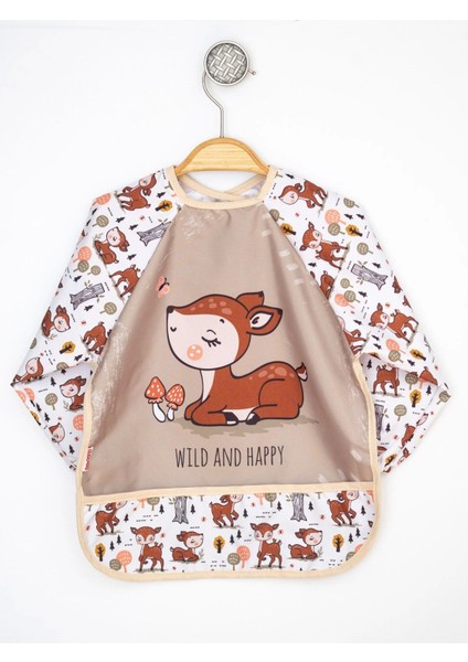 3 Lü Kombin(Sevimli Ayı-Ceylan-Kuğu) Set (Sıvı Geçirmez) Mama Önlüğü