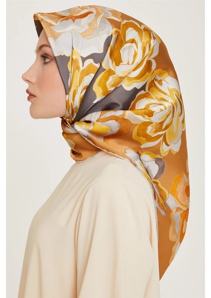 81 Armine Twill Ipek Eşarp 9234D modelleri