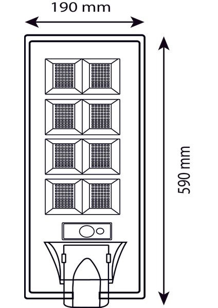 200 W Sokak Armatürü Beyaz Işık fırsatları