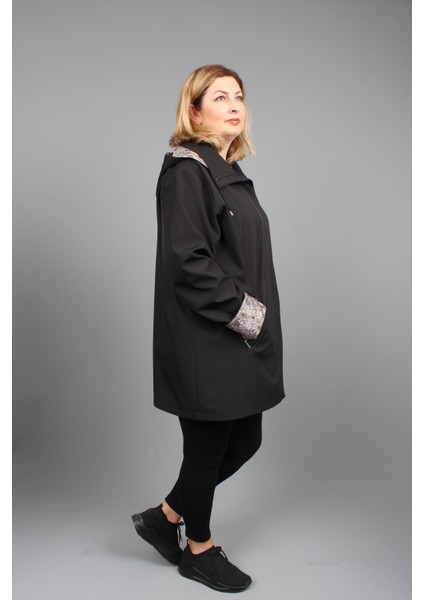 Seyhan Büyük Beden Kadın Mevsimlik Astarlı Kısa Polyester Trençkot fiyatları